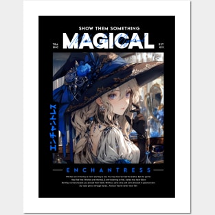 Magical Anime Enchantress Posters and Art